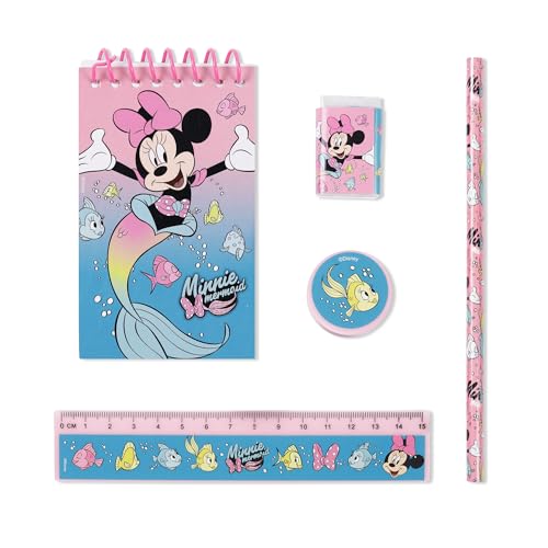 Disney 5-teiliges Schreibwaren-Set Minnie (30,5 x 10,2 cm) von Disney