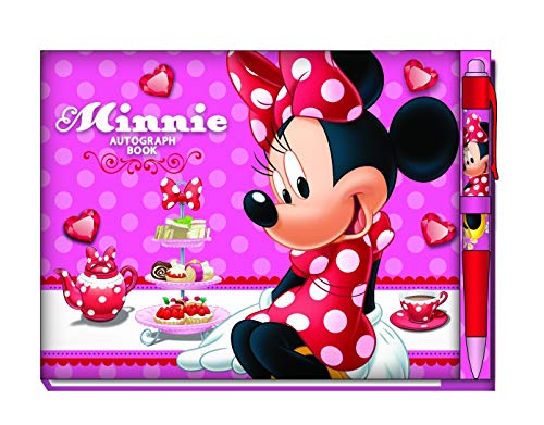 Disney 85972 Minnie Mouse Deluxe Autogrammbuch mit Stift von Disney