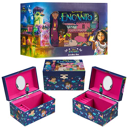 Disney Encanto Schmuckkästchen Mädchen Spieluhr Die Eiskönigin Ariel oder Mirabel Musikalische Schmuckschatulle für Kinder, (Multi Encanto) von Disney