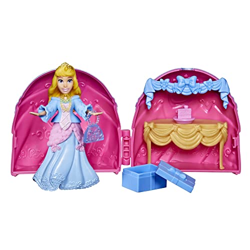 Disney F3467 Princess Secret Styles – Aurora Sorpresa – Puppen-Spielset mit Kleidung und Accessoires – ab 4 Jahren, Mehrfarbig von Disney
