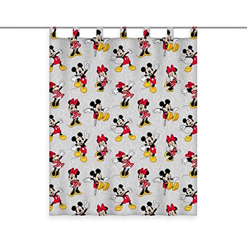 Disney Gardine Vorhang Fertiggardine Minnie & Mickey 140 x 160 cm von Disney
