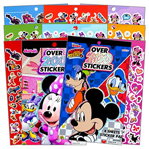 Disney Mickey Mouse Sticker Pad and Minnie Mouse Sticker Pad Set (Over 400 Stickers total!) von Disney
