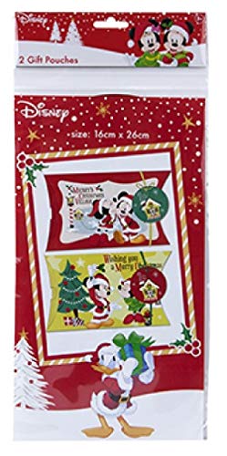 Disney Mickey Mouse Weihnachtssäckchen, 2 Stück von Disney