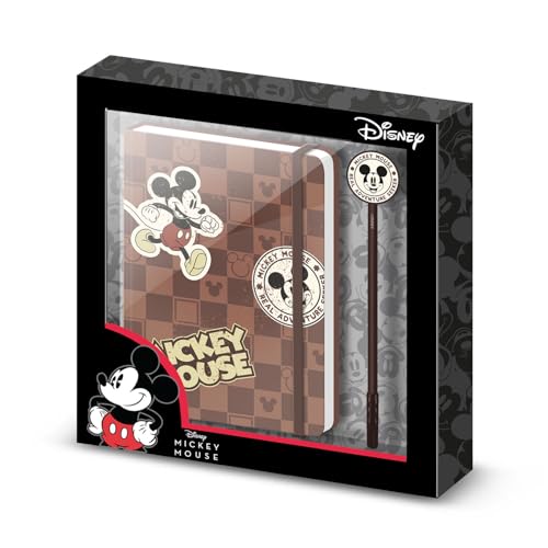 Disney Micky Maus Journey-Geschenkbox mit Tagebuch und Fashion Kugelschreiber, Braun Disney Micky Maus Journey-Geschenkbox mit Tagebuch und Fashion Kugelschreiber, Braun von Disney