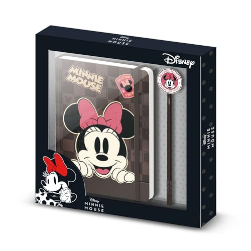 Disney Minnie Maus Journey-Geschenkbox mit Tagebuch und Fashion Kugelschreiber, Braun Disney Minnie Maus Journey-Geschenkbox mit Tagebuch und Fashion Kugelschreiber, Braun von Disney