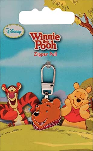 Disney Fashion-Zipper Winnie Puuh Kopf, Metal, Yellow, 1 Stück von Disney