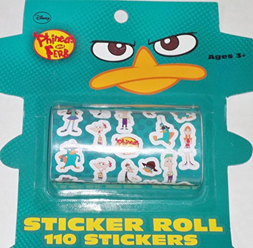Disney Phineas and Ferb Sticker Roll (110 Stickers) von Disney