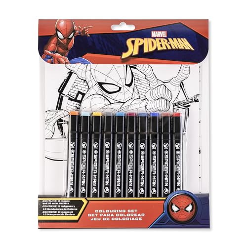 Disney Spiderman Kinder Malen nach Zahlen mit Stiftmarkern, Kunst und Handwerk, 2 Stück Disney Spiderman Kinder Malen nach Zahlen mit Stiftmarkern, Kunst und Handwerk, 2 Stück von Disney