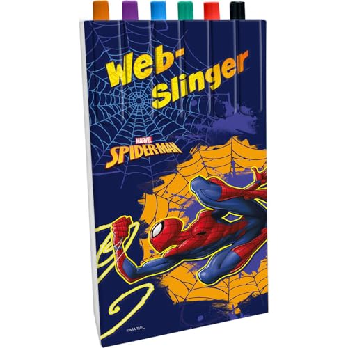 Disney Spiderman Marker für Kinder, Cartoon-Malerei, sortiert, 6 Stück Disney Spiderman Marker für Kinder, Cartoon-Malerei, sortiert, 6 Stück von Disney