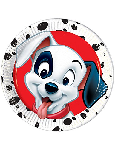 Disney Unique Party 71380 – 23 cm 101 Dalmatiner Partyteller, 8 Stück Disney Unique Party 71380 – 23 cm 101 Dalmatiner Partyteller, 8 Stück von Disney