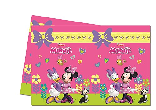 Procos 87865 - Party-Tischdecke Minnie Happy Helpers, Größe 120 x 180 cm, abwischbar, mehrfach verwendbar, Tischtuch, Dekoration, Geburtstag, Mottoparty Procos 87865 - Party-Tischdecke Minnie Happy Helpers, Größe 120 x 180 cm, abwischbar, mehrfach verwendbar, Tischtuch, Dekoration, Geburtstag, Mottoparty von Disney