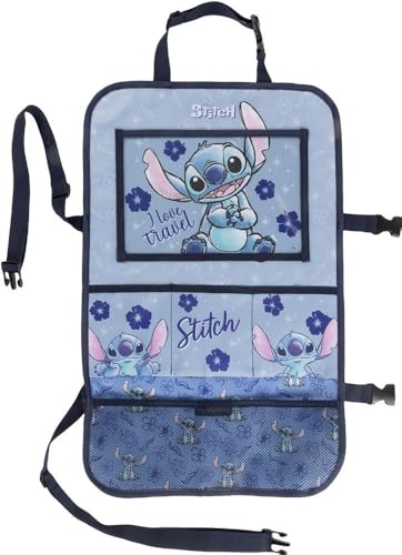 TATAWAY Organizer Stitch — Multifunktionaler Disney-Organizer für Auto, Zuhause und Büro — verstellbare Fächer für Zubehör, Spielzeug, Kinderprodukte und Werkzeuge — Lilo & Stitch Design. von Disney