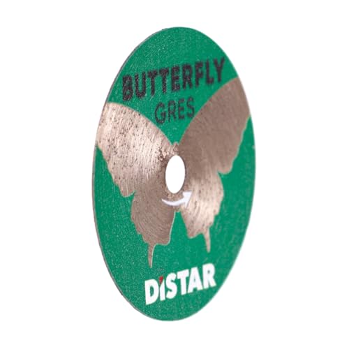 Distar Butterfly Gres Diamanttrennscheibe, 45 mm Durchmesser, 0,6 mm Dicke, für Feinsteinzeug von Distar