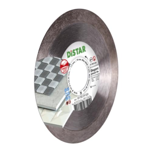Distar Elegant Diamanttrennscheibe, 100mm, 1,2mm Dicke, für Glasierte Fliesen und Feinsteinzeug von Distar