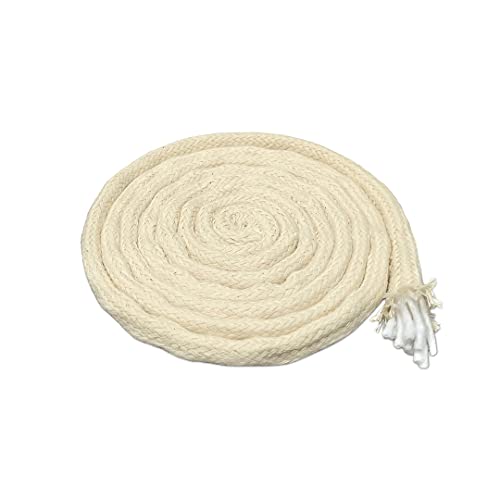 Ø 8 mm Flammschalendocht Baumwolldocht Öko-Tex Outdoor Flammschale Öllampe Made in Germany lang 10 cm von DistrEbution.com