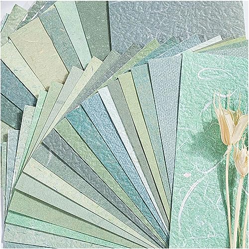 Diuhofart 120 Blatt Morandi Scrapbook Strukturpapier Ästhetische Scrap Book Papiermaterialien für DIY Handwerk Kunst Junk Journaling Scrapbooking Dekorativ von Diuhofart