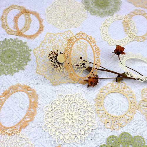 Vintage Scrapbook Papier Spitze Ausschnitte für Scrapbooking Zubehör, 20 Stück Dekorative Retro Ausschnitt Papierrahmen für Junk Journals DIY Kunst Handwerk Album Planer Vintage Scrapbook Papier Spitze Ausschnitte für Scrapbooking Zubehör, 20 Stück Dekorative Retro Ausschnitt Papierrahmen für Junk Journals DIY Kunst Handwerk Album Planer von Diuhofart