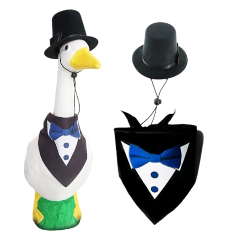 Diuyzoc Gänse Outfits,Tier Kostüme - 58 cm Tierhut Schleife Für Wohnaccessoires Hochzeit Fensterdekoration Pool Diuyzoc Gänse Outfits,Tier Kostüme - 58 cm Tierhut Schleife Für Wohnaccessoires Hochzeit Fensterdekoration Pool von Diuyzoc