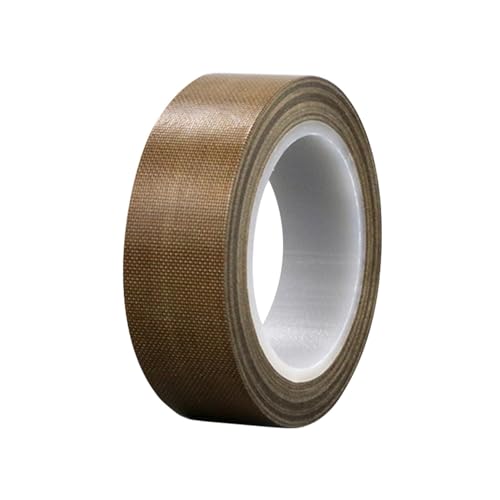 Divono Isolierband Teflonband, Hitzebeständig Klebeband PTFE Filmklebeband 19mm/15mm Breite 10m(Kaffee,size:1000 x 1.5cm) von Divono
