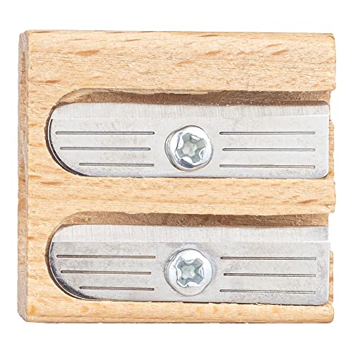 Dixon Lyra Bleistiftanspitzer aus Holz mit Doppelloch (7303210) von Dixon