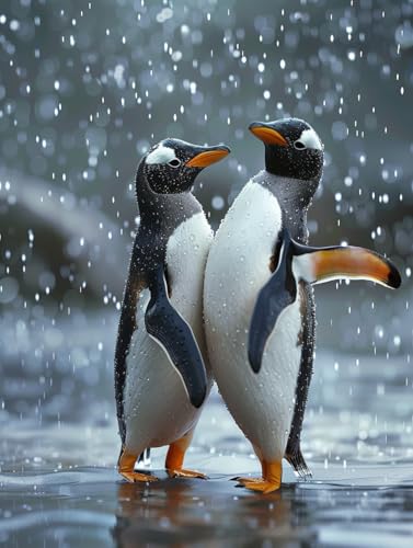 Showker 5D Diamant Painting Kit Pinguine - DIY Diamond Painting Bilder Zubehör für Runde Diamond Kreuzstich Stickerei - Dekorative Kunst für Büro und Zuhause - Wandbild 30x40 cm A03157 Showker 5D Diamant Painting Kit Pinguine - DIY Diamond Painting Bilder Zubehör für Runde Diamond Kreuzstich Stickerei - Dekorative Kunst für Büro und Zuhause - Wandbild 30x40 cm A03157 von Diymood