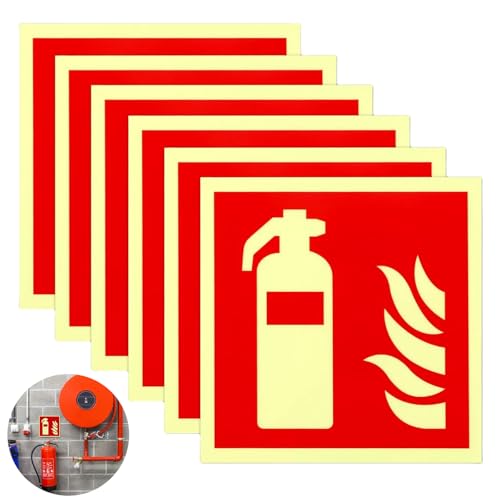 Diyxisk Feuerlöscher Schild Hochwertiges,6 Bilder Nachleuchtend Selbstklebende 150 X 150 Mm Brandschutzzeichen Feuerlöscher Schild Nachleuchtend Einfach zu Bedienen,Geeignet Innen Außenbereich Diyxisk Feuerlöscher Schild Hochwertiges,6 Bilder Nachleuchtend Selbstklebende 150 X 150 Mm Brandschutzzeichen Feuerlöscher Schild Nachleuchtend Einfach zu Bedienen,Geeignet Innen Außenbereich von Diyxisk