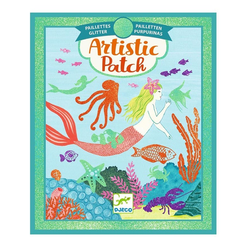 Bastel-Set Artistic Patch – Meerjungfrauen In Bunt von Djeco