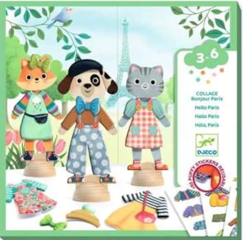 DJECO Radiergummi repositionierbar - Bonjour Paris von Djeco