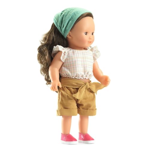 Djeco Puppe Joséphine | 32 cm große Stehpuppe mit kastanienbraunem Haar, Schlafaugen & waschbarer Kleidung | realistische Frisierpuppe ab 3 Jahren | POMEA Kollektion Djeco Puppe Joséphine | 32 cm große Stehpuppe mit kastanienbraunem Haar, Schlafaugen & waschbarer Kleidung | realistische Frisierpuppe ab 3 Jahren | POMEA Kollektion von Djeco
