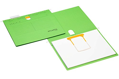 Atlanta Serie-E Hängeschnellhefter mit Jalema Clip, Jalema 2655834500, Hängemappe für Akten, Hängetasche, Karton mit 25 Stück, grün Atlanta Serie-E Hängeschnellhefter mit Jalema Clip, Jalema 2655834500, Hängemappe für Akten, Hängetasche, Karton mit 25 Stück, grün von Djois