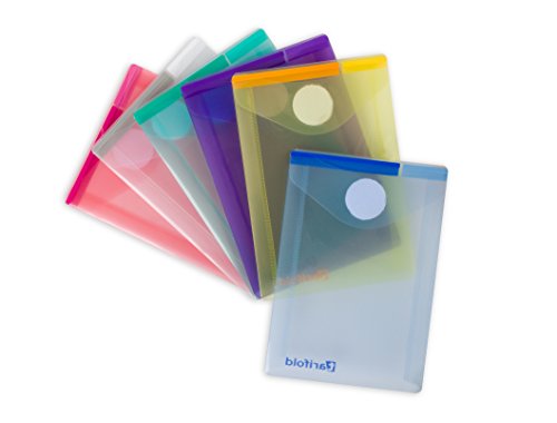 Djois, 510219 - Umschlag Farbkollektion, A7, Hochformat, Sortiert, 6 Stück, Transparent, Siebdruck Design, Recycelte Materialien, Praktisch, Hochwertig Djois, 510219 - Umschlag Farbkollektion, A7, Hochformat, Sortiert, 6 Stück, Transparent, Siebdruck Design, Recycelte Materialien, Praktisch, Hochwertig von Djois