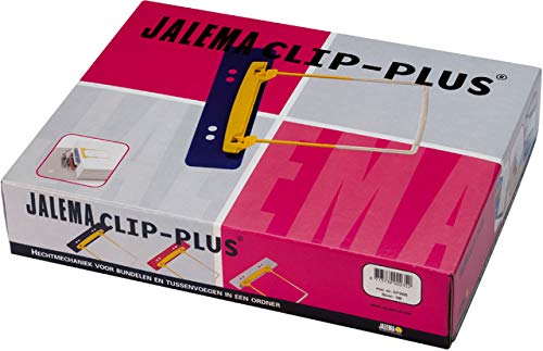 Djois, 5712525 - JalemaClip Plus, Schwarz, 100 Stück, Bindemechanismus, Ablagestreifen, Ideal zur Unterteilung, Ordner, Ringbücher, Polypropylen, Umweltfreundlich von Djois