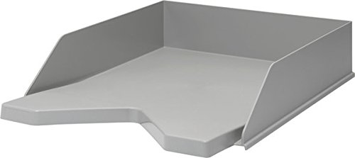 Djois, 7434007 - Briefablage Re-Solution Business, 100% Recycelt, Blauer Engel, Grau, 1 Stück, Büroaccessoires, Trendig, Organisation, Aufbewahrung, Dokumente, Stapelbar von Djois