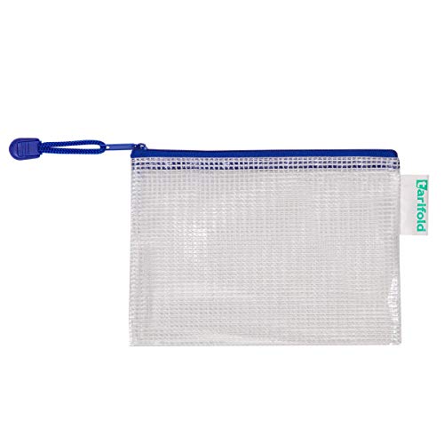 Reißverschlusstaschen, A6 - Pack mit 8 Stück - blau Reißverschlusstaschen, A6 - Pack mit 8 Stück - blau von Djois