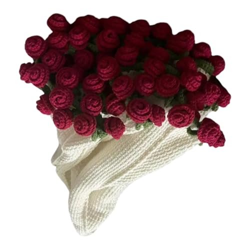 Djowyh Häkeldecke, Handgefertigte Weiche Häkel Blumendecke Mit Häkelblumen, Wohnzimmer Deko Geschenkidee Fotohintergrund Für Geburtstag Oma Einzug Schwester Muttertag Weihnachten Babyzimmer von Djowyh