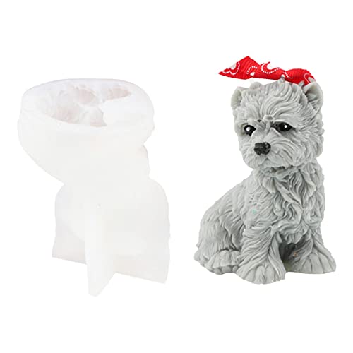 Kerze Silikonform Hund Gießform Seifenformen Für Süße Hunde, Silikon Kerzenform Kerze Handwerk Silikonformen, Pudel Kerze Silikonformen, Harzornamente, Schokolade Kerze Silikonform Hund Gießform Seifenformen Für Süße Hunde, Silikon Kerzenform Kerze Handwerk Silikonformen, Pudel Kerze Silikonformen, Harzornamente, Schokolade von Djowyh