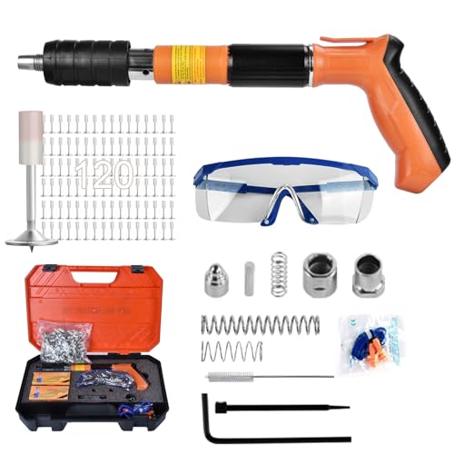 Nagelpistole Beton Manuelle Nagelschussgerät Pistola de Clavos Bolzenschussgerät Mit 120 Runden Nägeln 5 Gänge Nail Gun Nagelpistole für Stahl & Beton Nagler mit Schalldämpfer Hand Betonpistole Nagelpistole Beton Manuelle Nagelschussgerät Pistola de Clavos Bolzenschussgerät Mit 120 Runden Nägeln 5 Gänge Nail Gun Nagelpistole für Stahl & Beton Nagler mit Schalldämpfer Hand Betonpistole von DkevEu