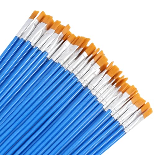 DLUSZERT 160 Stück Breite Flache Pinsel für Details, 7mm Kleine Künstlerpinsel Set, Nylon Detailpinsel zum Basteln für Künstler, Art Pinsel Set für Kunstmalerei, Miniatur, Modell DLUSZERT 160 Stück Breite Flache Pinsel für Details, 7mm Kleine Künstlerpinsel Set, Nylon Detailpinsel zum Basteln für Künstler, Art Pinsel Set für Kunstmalerei, Miniatur, Modell von Dluszert