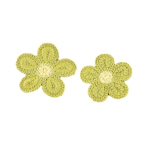 DmDoyy Flicken Florale Stickerei Applikation, 12 Stück Schöne Bunte Blumen Bügelpatch Aufnäher Für Jeans Kleidung Taschen Mützen Reparieren Sie Das Loch von DmDoyy