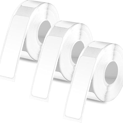 DmDoyy Thermo-Etikettenband, Qutie Gewidmet Etiketten Selbstklebend, 15mm Wasserdicht Anpassen Klebeetiketten, Thermo-Etikettenband Für Zuhause, Büro, Schule, 3 Rollen, Weiß DmDoyy Thermo-Etikettenband, Qutie Gewidmet Etiketten Selbstklebend, 15mm Wasserdicht Anpassen Klebeetiketten, Thermo-Etikettenband Für Zuhause, Büro, Schule, 3 Rollen, Weiß von DmDoyy