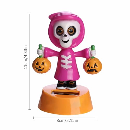 Dmuzsoih Solartanzfiguren | Solarenergiebetriebene Tanzfiguren - Skelett Kürbis Deko Für Auto Schreibtisch Wohnzimmer Schlafzimmer Halloween Partydekoration Dmuzsoih Solartanzfiguren | Solarenergiebetriebene Tanzfiguren - Skelett Kürbis Deko Für Auto Schreibtisch Wohnzimmer Schlafzimmer Halloween Partydekoration von Dmuzsoih