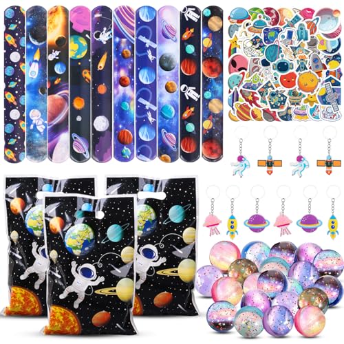 Dncvb Weltraum Kindergeburtstag Mitgebsel, Astronaut Party Mitgebsel mit SchnapparmbäNder, Schlüsselanhänger, Weltraum Sticker Geschenktüte Flummi Gastgeschenke für Jungen Mädchen Geburtstagsdeko Dncvb Weltraum Kindergeburtstag Mitgebsel, Astronaut Party Mitgebsel mit SchnapparmbäNder, Schlüsselanhänger, Weltraum Sticker Geschenktüte Flummi Gastgeschenke für Jungen Mädchen Geburtstagsdeko von Dncvb