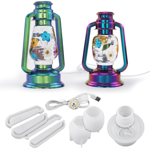 Petroleumlampen-Harzform, leichte Silikonformen für Epoxidharz, Camping-Laterne, Ornament, Harzform-Set, 3D-Öllampe, Epoxid-Formen für DIY, leuchtende Kunst, Handwerk, Tischdekoration, Heimdekoration Petroleumlampen-Harzform, leichte Silikonformen für Epoxidharz, Camping-Laterne, Ornament, Harzform-Set, 3D-Öllampe, Epoxid-Formen für DIY, leuchtende Kunst, Handwerk, Tischdekoration, Heimdekoration von Dnejiu