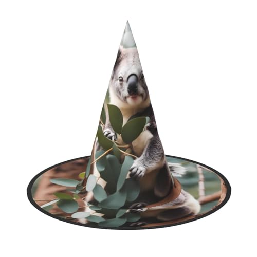 DngSer Cartoon Koala Halloween Hut - Perfekt für Party Maskerade, Damen Cosplay, Dekorative Kappe für Karneval, Faltbare Dekorationen DngSer Cartoon Koala Halloween Hut - Perfekt für Party Maskerade, Damen Cosplay, Dekorative Kappe für Karneval, Faltbare Dekorationen von DngSer
