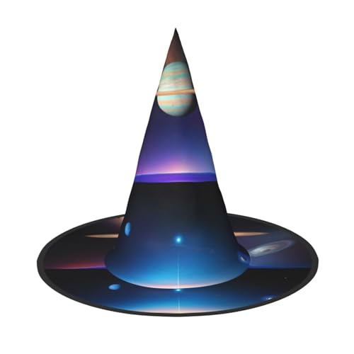 DngSer Cosmic Saturn Halloween Hut - Perfekt für Party Maskerade Damen Cosplay Dekorative Kappe für Karneval Faltbare Dekorationen DngSer Cosmic Saturn Halloween Hut - Perfekt für Party Maskerade Damen Cosplay Dekorative Kappe für Karneval Faltbare Dekorationen von DngSer