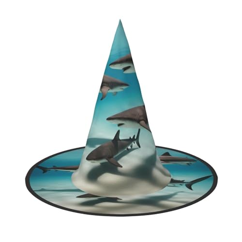 DngSer Fisch in der Tiefsee Halloween Hut - Perfekt für Party Maskerade, Damen Cosplay, Dekorative Kappe für Karneval, Faltbare Dekorationen von DngSer