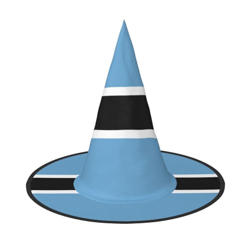 DngSer Flagge Botswana Halloween Hut - Perfekt für Party Maskerade Damen Cosplay Dekorative Kappe für Karneval Faltbare Dekorationen von DngSer