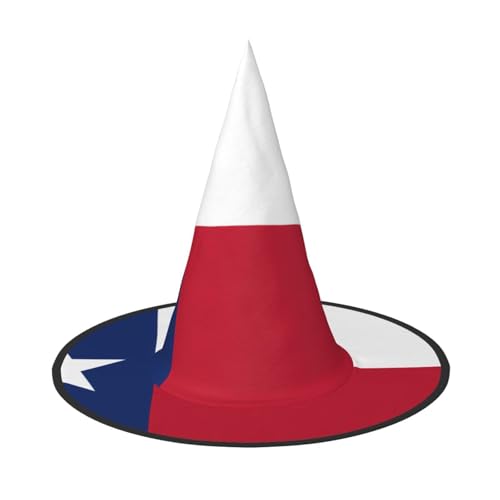 DngSer Flagge von Texas Halloween Hut - Perfekt für Party Maskerade, Damen Cosplay, dekorative Kappe für Karneval, faltbare Dekorationen von DngSer