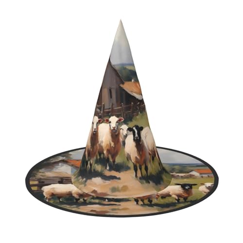 DngSer Niedliche Bauernhoftiere Halloween-Hut – perfekt für Party-Maskerade, Damen-Cosplay, dekorative Kappe für Karneval, faltbare Dekorationen DngSer Niedliche Bauernhoftiere Halloween-Hut – perfekt für Party-Maskerade, Damen-Cosplay, dekorative Kappe für Karneval, faltbare Dekorationen von DngSer