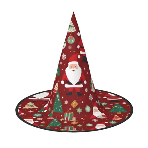 DngSer Niedlicher Weihnachtsmann-Geschenk Halloween-Hut – perfekt für Party-Maskerade, Damen-Cosplay, dekorative Kappe für Karneval, faltbare Dekorationen DngSer Niedlicher Weihnachtsmann-Geschenk Halloween-Hut – perfekt für Party-Maskerade, Damen-Cosplay, dekorative Kappe für Karneval, faltbare Dekorationen von DngSer